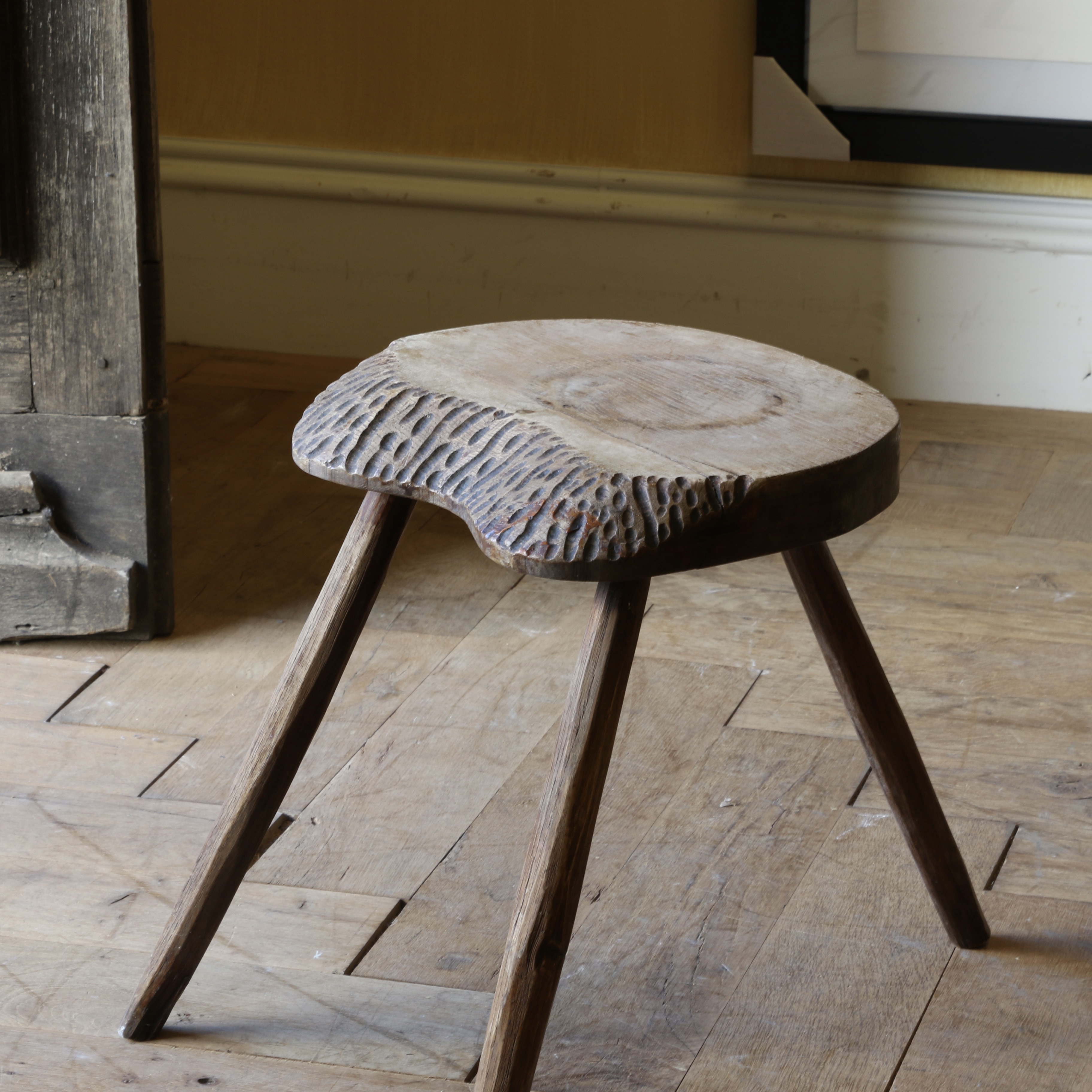 Pair of Primitive Stools